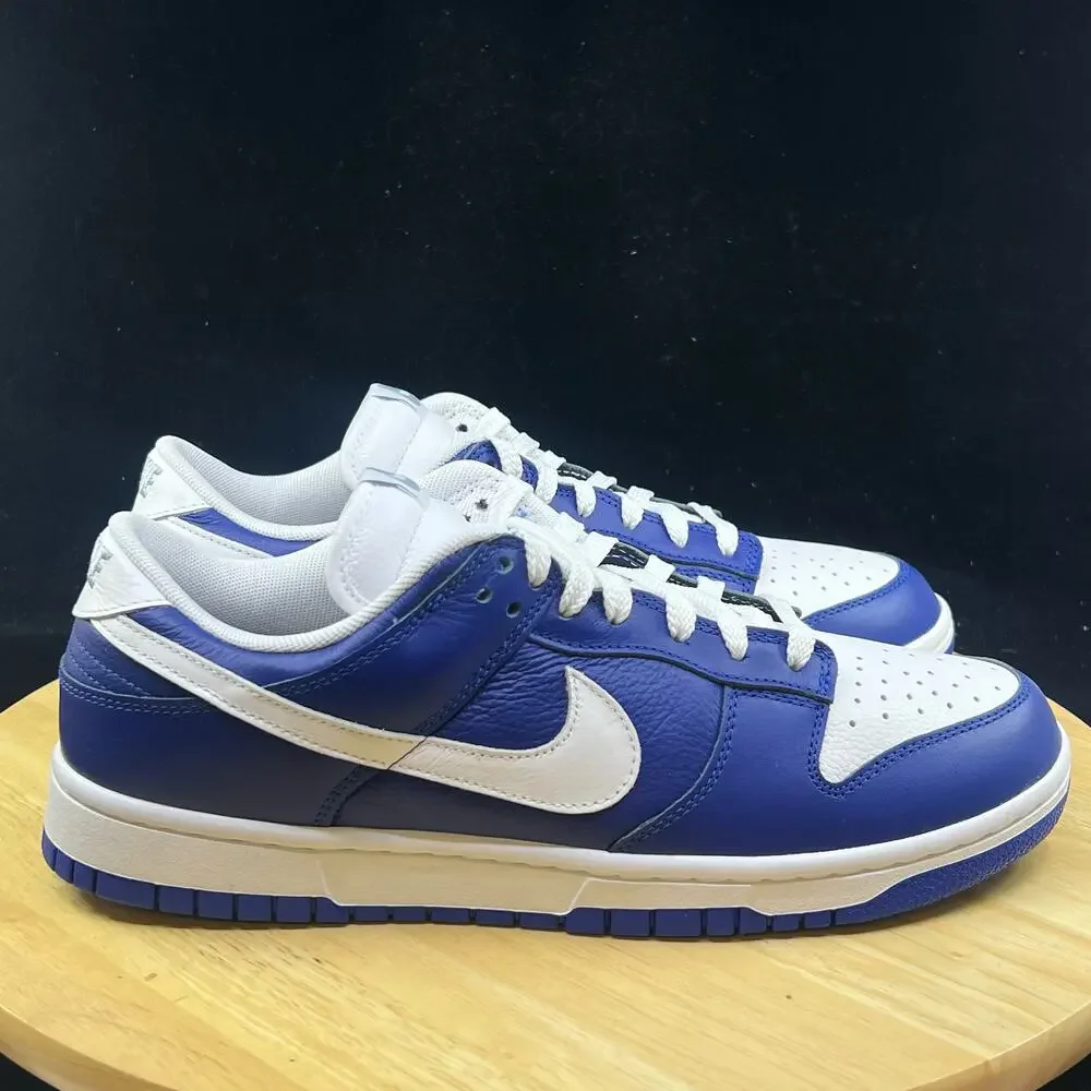 NIKE iD Dunk Low Blue White FV9524 900 Men's Sz 10.5/Women's Size 12 - Picture 5 of 10